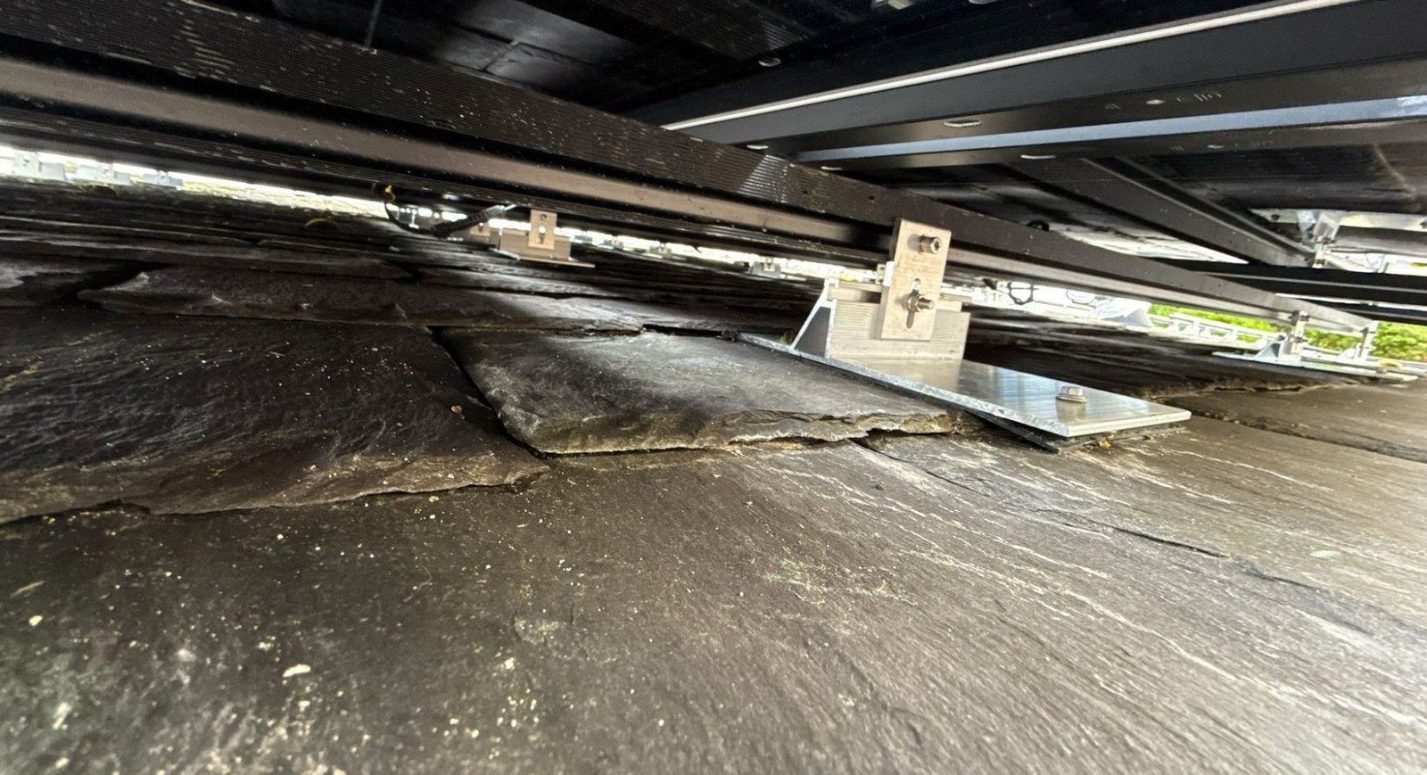 Installation detail showing workmanship